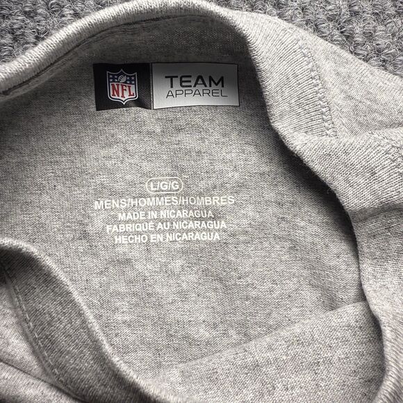 Atlanta Falcons T-Shirt Football NFL Team Apparel Gray Men’s Size Large NWT - Picture 4 of 5